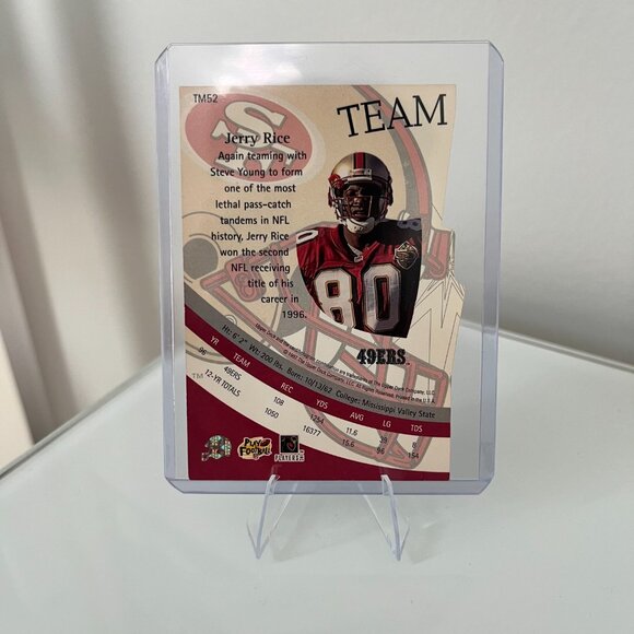 1997 Upper Deck Steve Young & Jerry Rice Teammates Cards - Picture 4 of 4